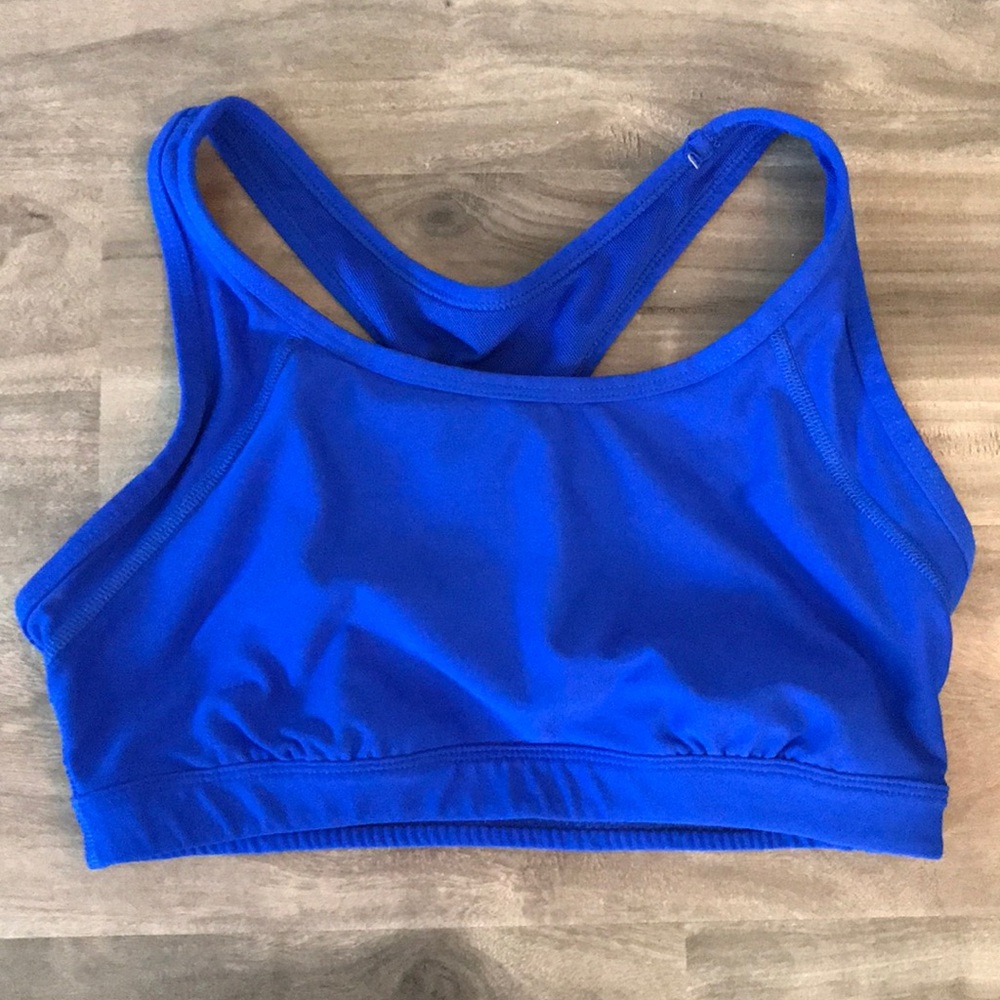 Blue Sports Bra